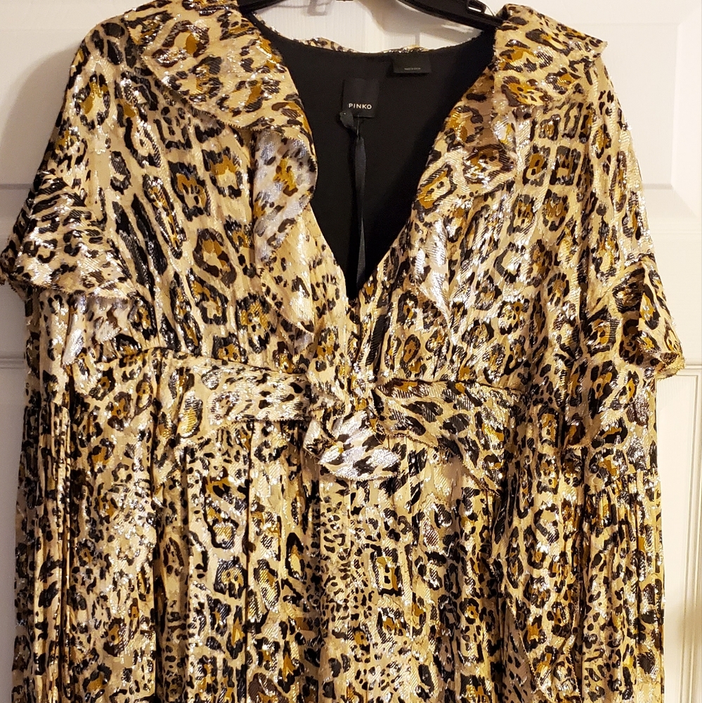 Pinko Leopard Dress